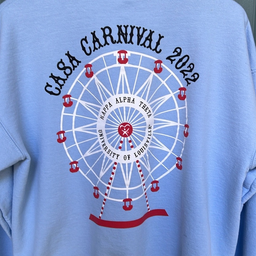 Sorority Sweatshirt - Kappa Alpha Theta - University of Louisville